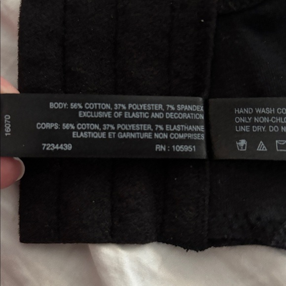 Natori BLACK cotton underwire sports bra 34DD. - Picture 13 of 16